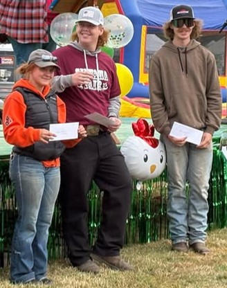 photo of three scholarship winners